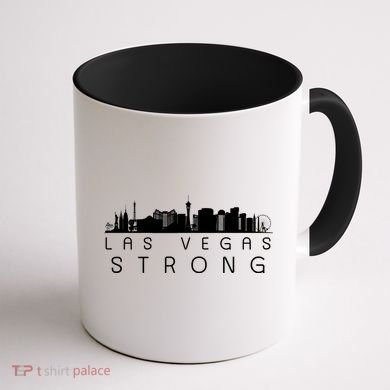 Las Vegas Strong Vegas Skyline Coffee Mug back
