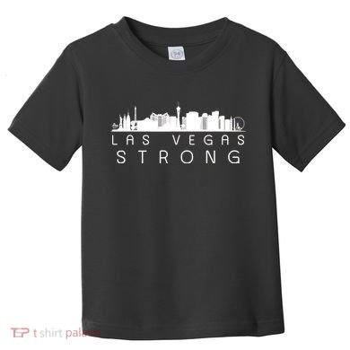 Las Vegas Strong Vegas Skyline Toddler T-Shirt