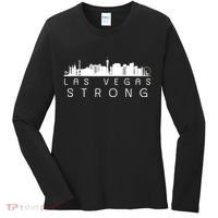 Las Vegas Strong Vegas Skyline Women's Long Sleeve Shirt thumb 0