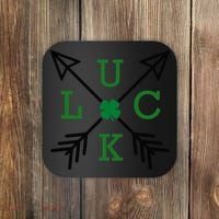 Luck Arrow St Patricks Day, Funny St Patricks Day, St Patricks Day Coaster thumb 0