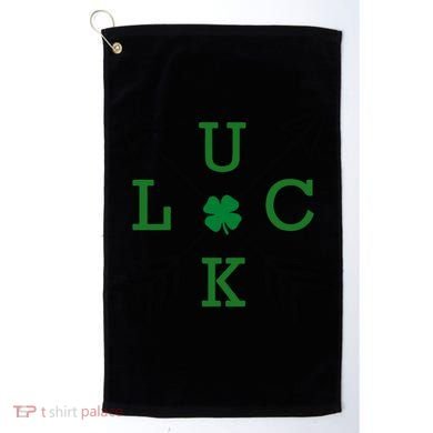 Luck Arrow St Patricks Day, Funny St Patricks Day, St Patricks Day Golf Towel