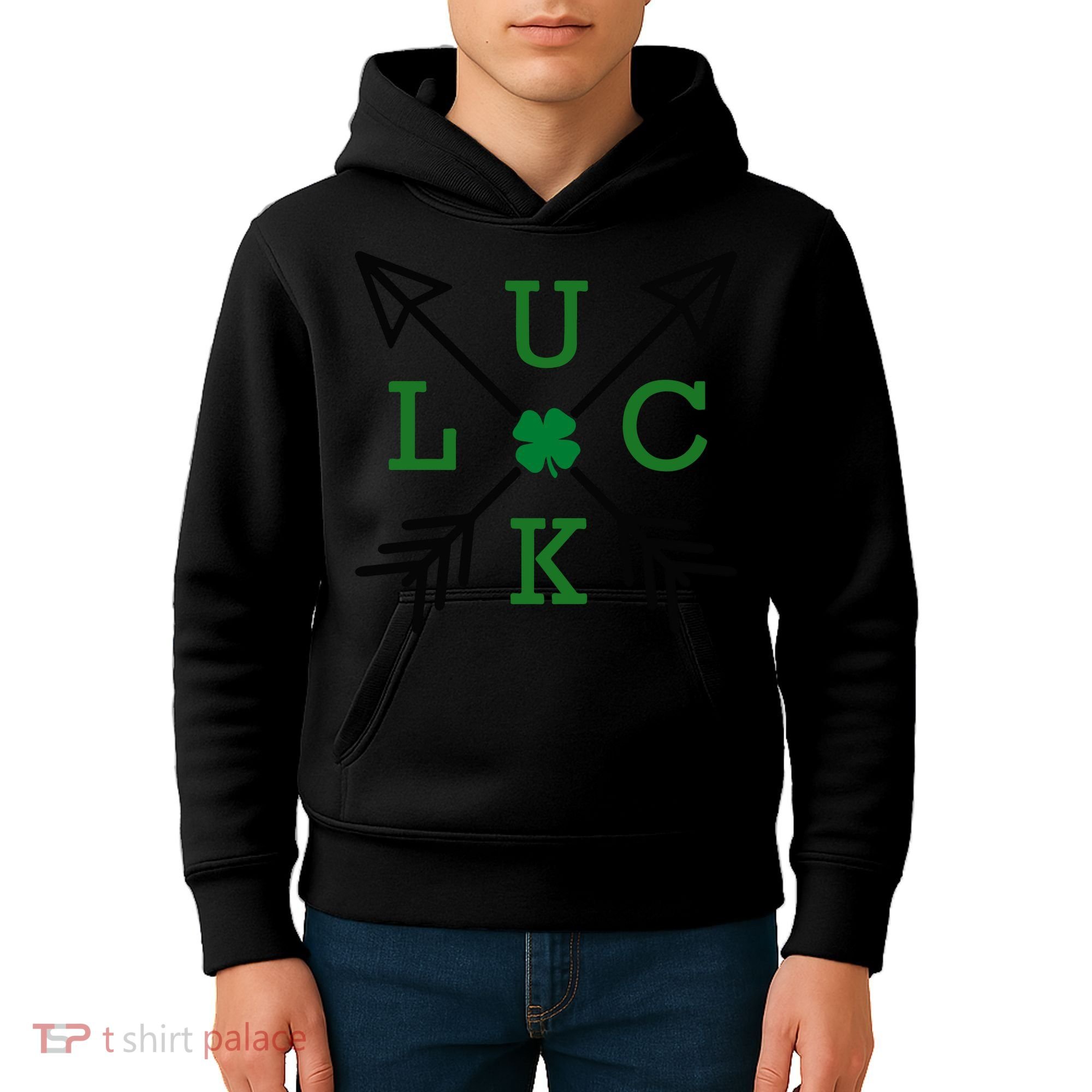 Luck Arrow St Patricks Day, Funny St Patricks Day, St Patricks Day Kids Hoodie