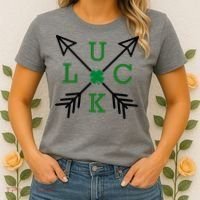 Luck Arrow St Patricks Day, Funny St Patricks Day, St Patricks Day Women's T-Shirt thumb 2