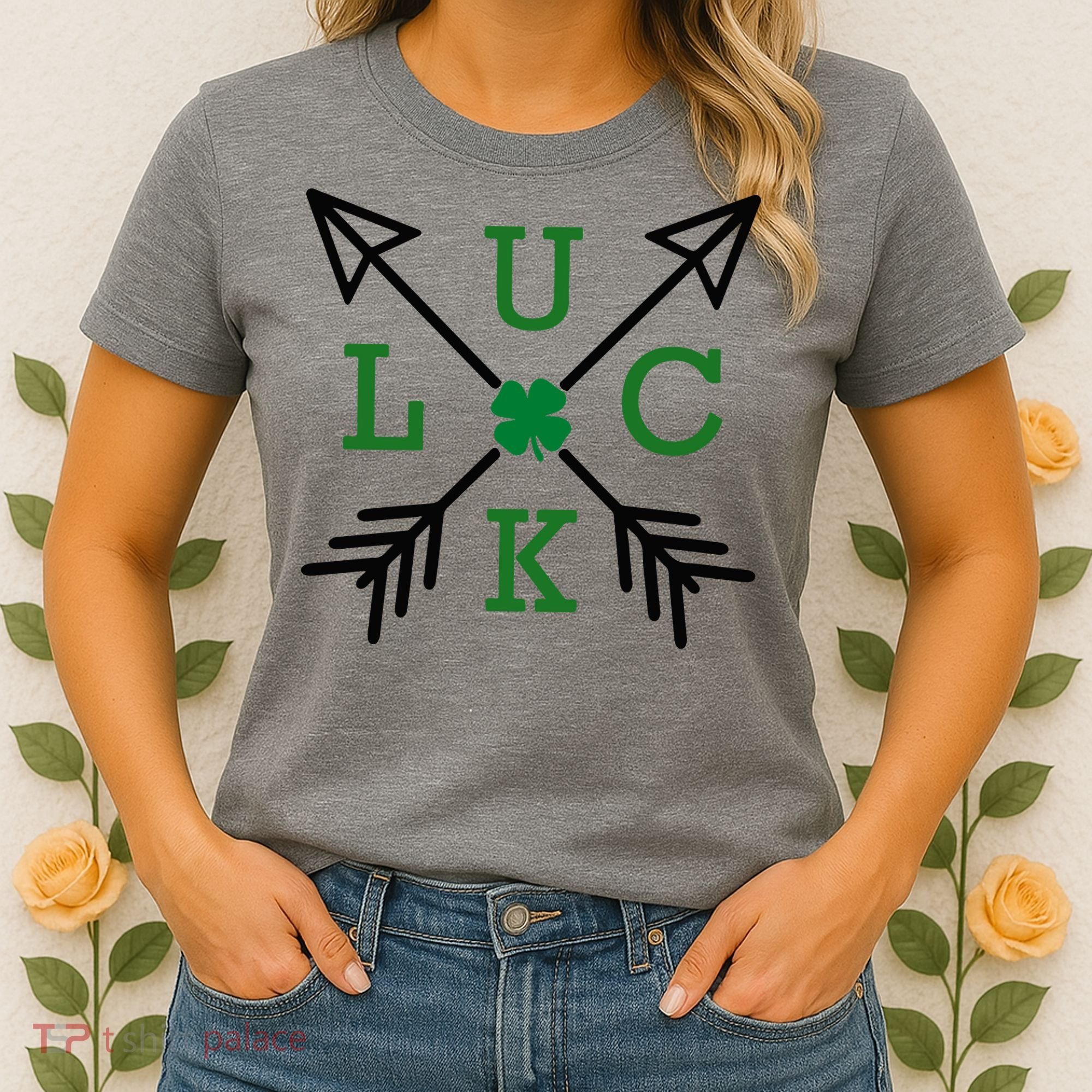 Luck Arrow St Patricks Day, Funny St Patricks Day, St Patricks Day Women's T-Shirt