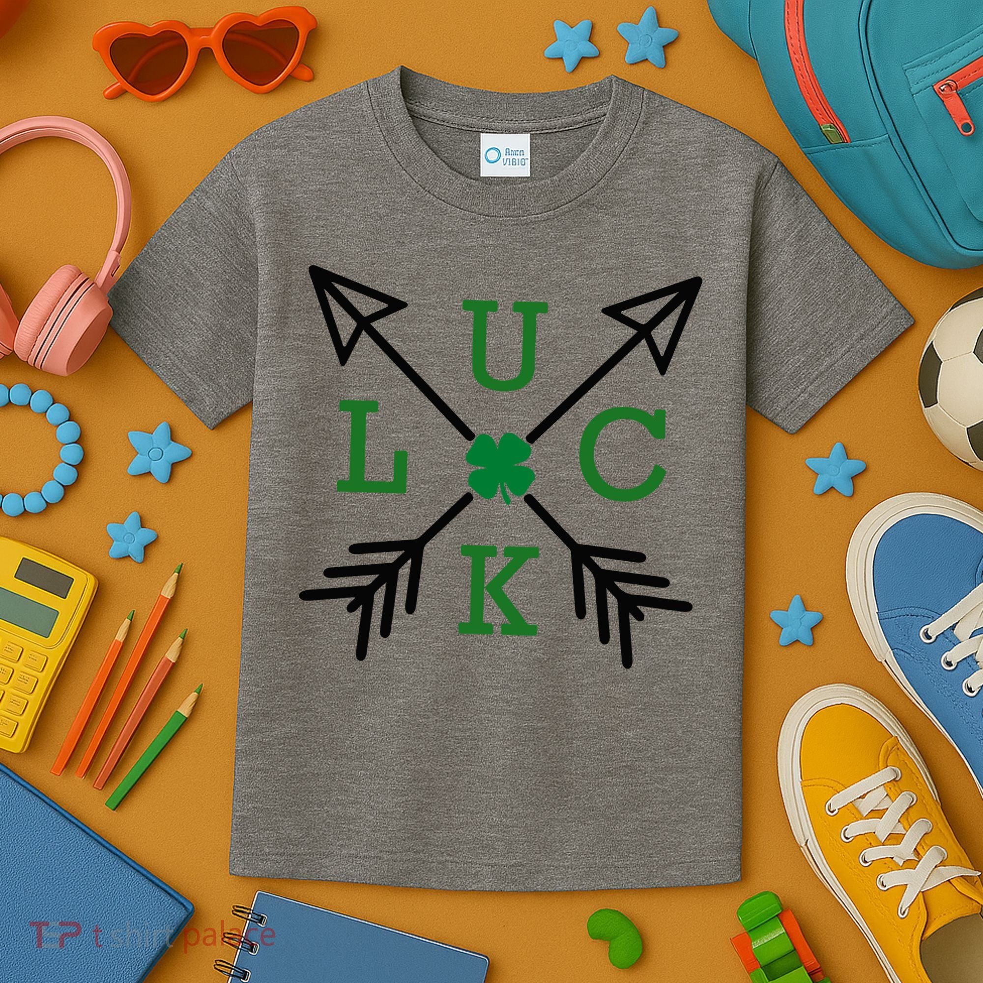 Luck Arrow St Patricks Day, Funny St Patricks Day, St Patricks Day Kids T-Shirt