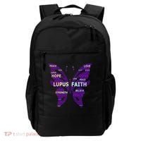 Lupus Awareness Support Strong Diva Survivor Purple Ribbon Gift Backpack thumb 0