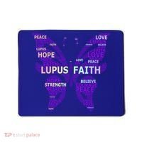 Lupus Awareness Support Strong Diva Survivor Purple Ribbon Gift Mousepad thumb 0