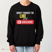 Like And Subscribe Vlogger Podcaster Influencer Women's Sweatshirt thumb 0