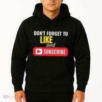Like And Subscribe Vlogger Podcaster Influencer Hoodie thumb 2