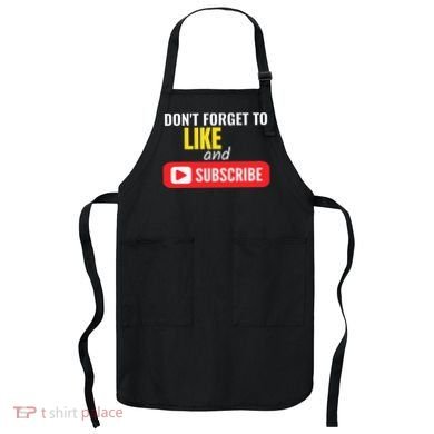 Like And Subscribe Vlogger Podcaster Influencer Apron