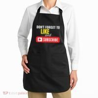 Like And Subscribe Vlogger Podcaster Influencer Apron thumb 2