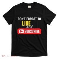 Like And Subscribe Vlogger Podcaster Influencer T-Shirt thumb 0