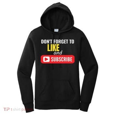 Like And Subscribe Vlogger Podcaster Influencer Women's Hoodie