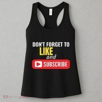 Like And Subscribe Vlogger Podcaster Influencer Women's Tank Top thumb 3