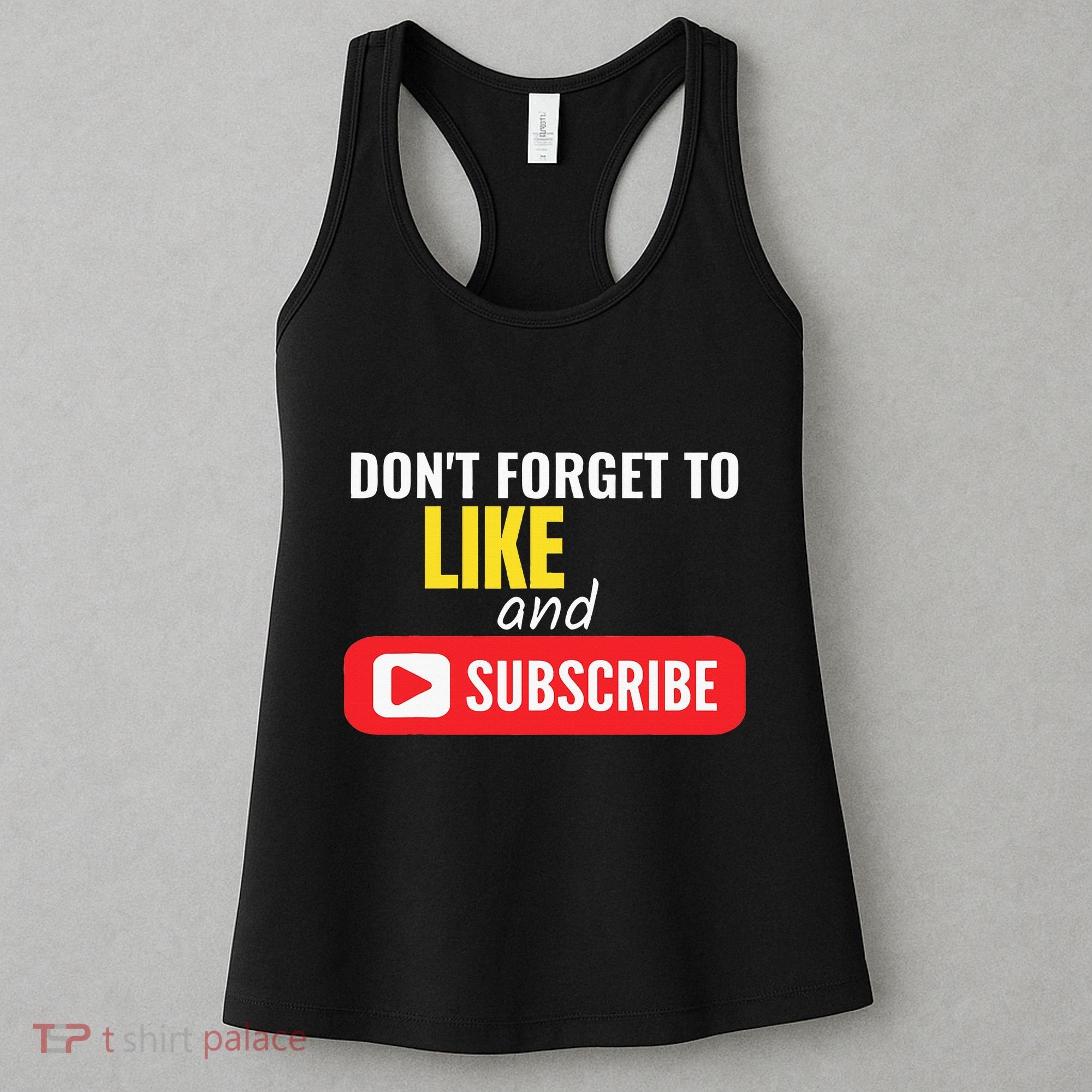 Like And Subscribe Vlogger Podcaster Influencer Women's Tank Top