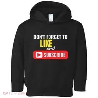 Like And Subscribe Vlogger Podcaster Influencer Toddler Hoodie thumb 0