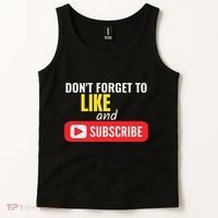 Like And Subscribe Vlogger Podcaster Influencer Tank Top thumb 2