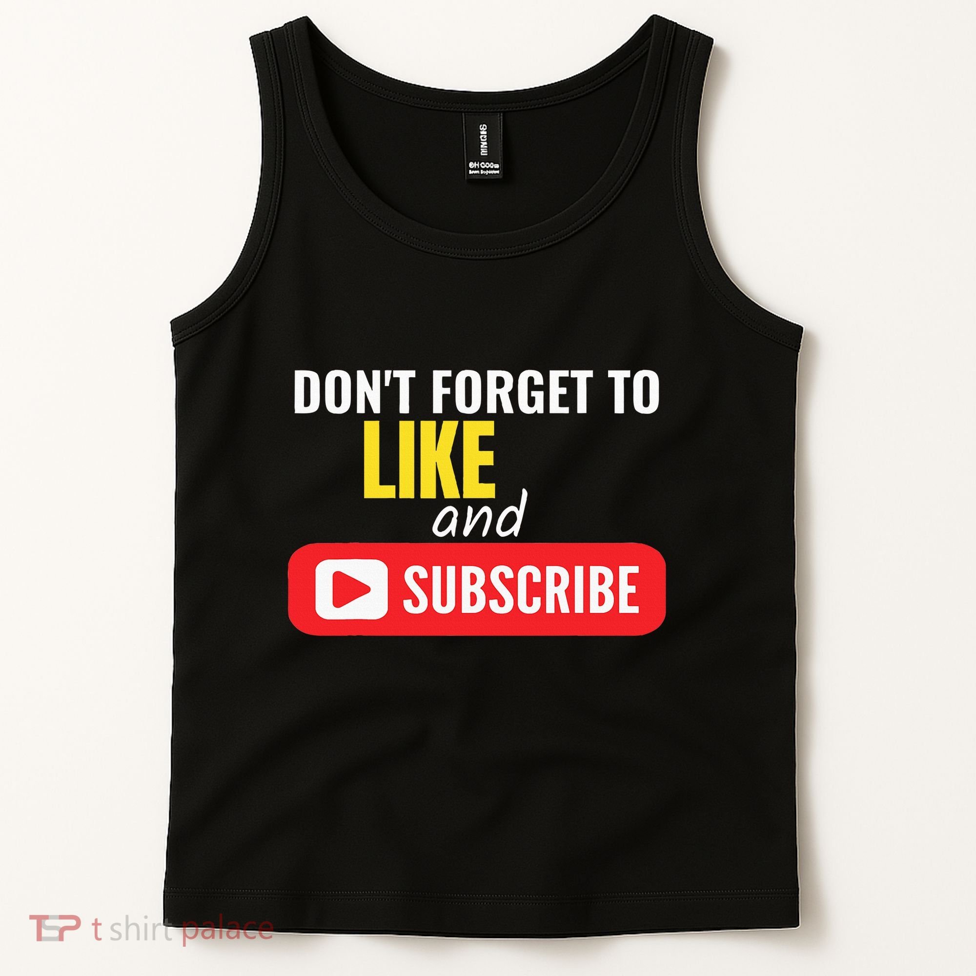Like And Subscribe Vlogger Podcaster Influencer Tank Top