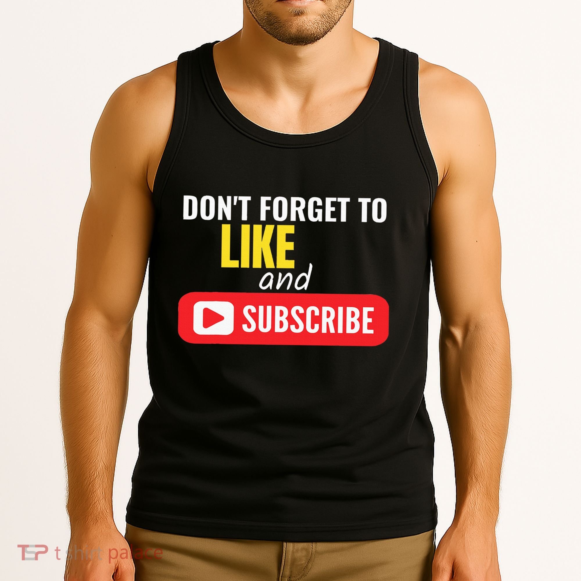 Like And Subscribe Vlogger Podcaster Influencer Tank Top