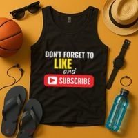 Like And Subscribe Vlogger Podcaster Influencer Tank Top thumb 4