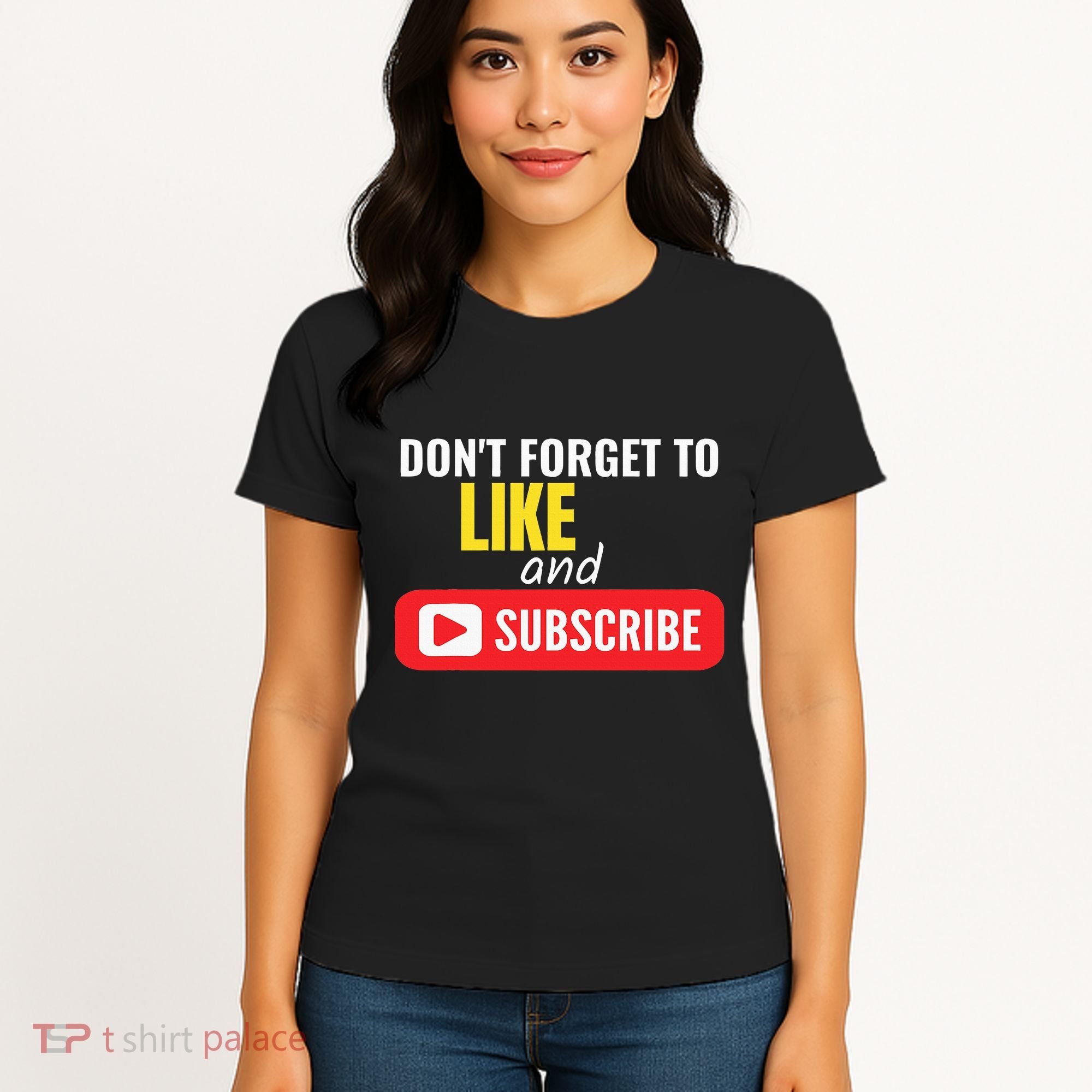 Like And Subscribe Vlogger Podcaster Influencer Women's T-Shirt