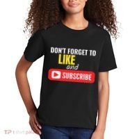 Like And Subscribe Vlogger Podcaster Influencer Kids T-Shirt thumb 2