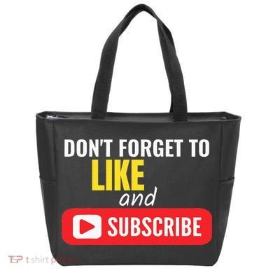 Like And Subscribe Vlogger Podcaster Influencer Tote Bag