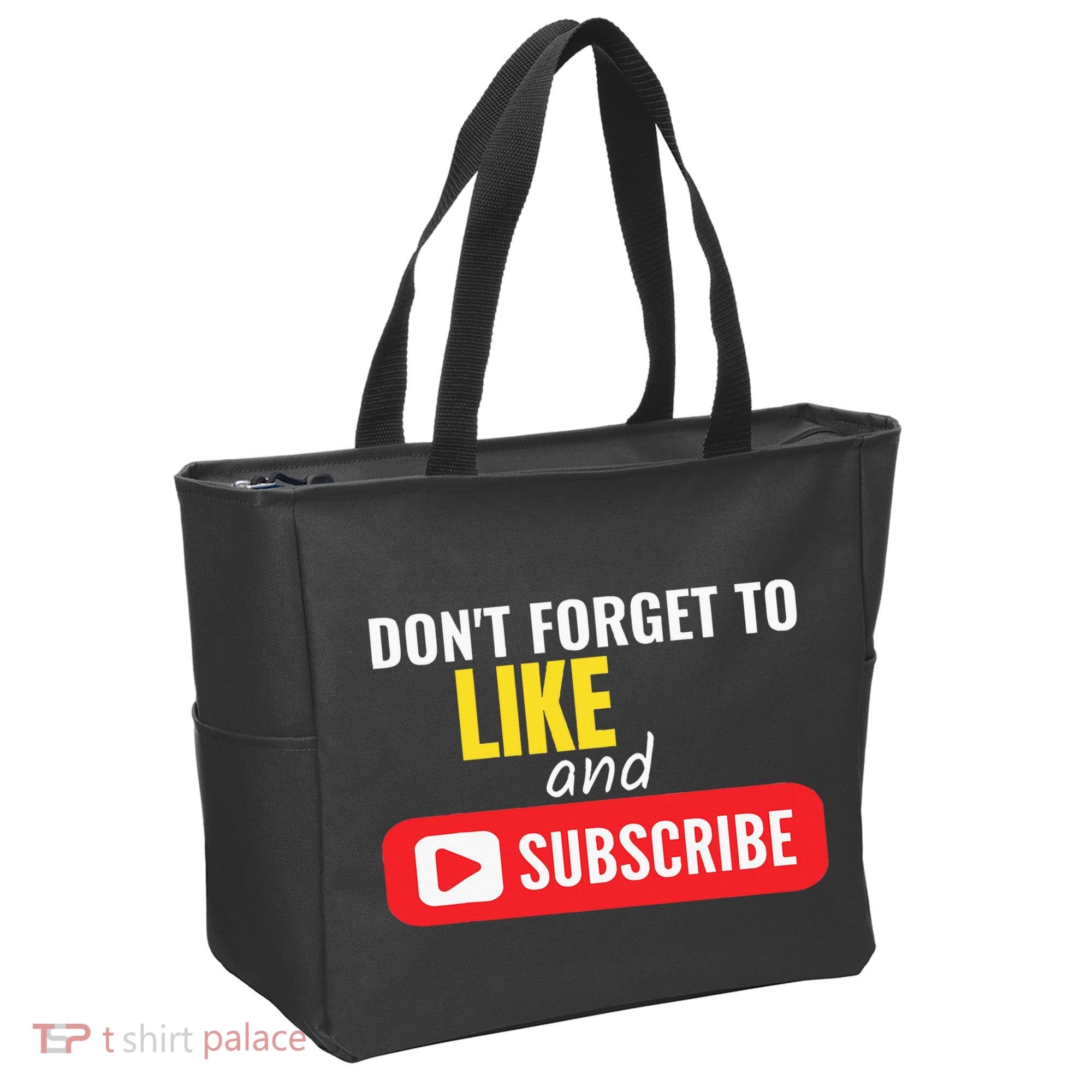 Like And Subscribe Vlogger Podcaster Influencer Tote Bag