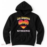 Los Angeles Strong Pray For La County Support California Hoodie thumb 0