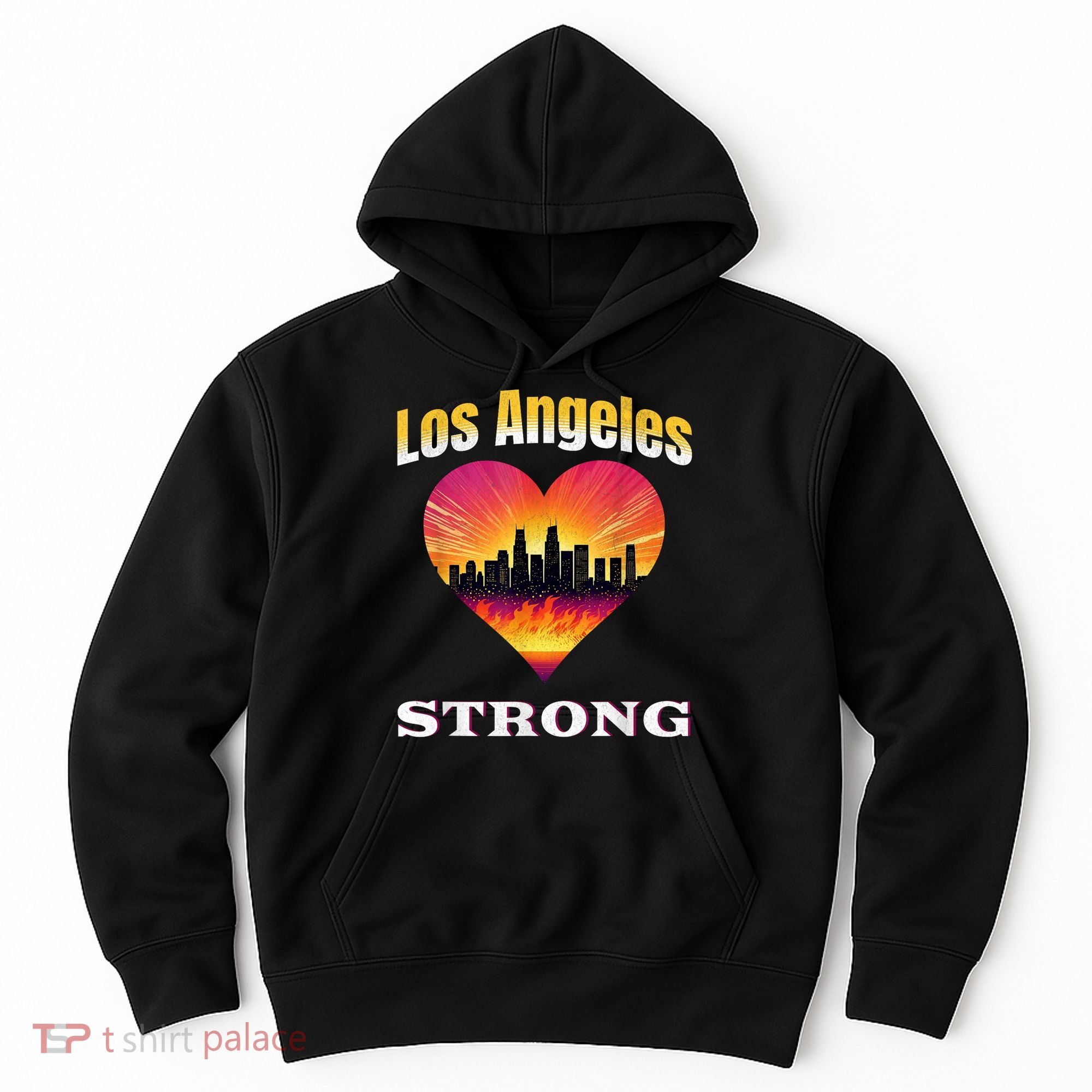 Los Angeles Strong Pray For La County Support California Hoodie