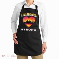 Los Angeles Strong Pray For La County Support California Apron thumb 2