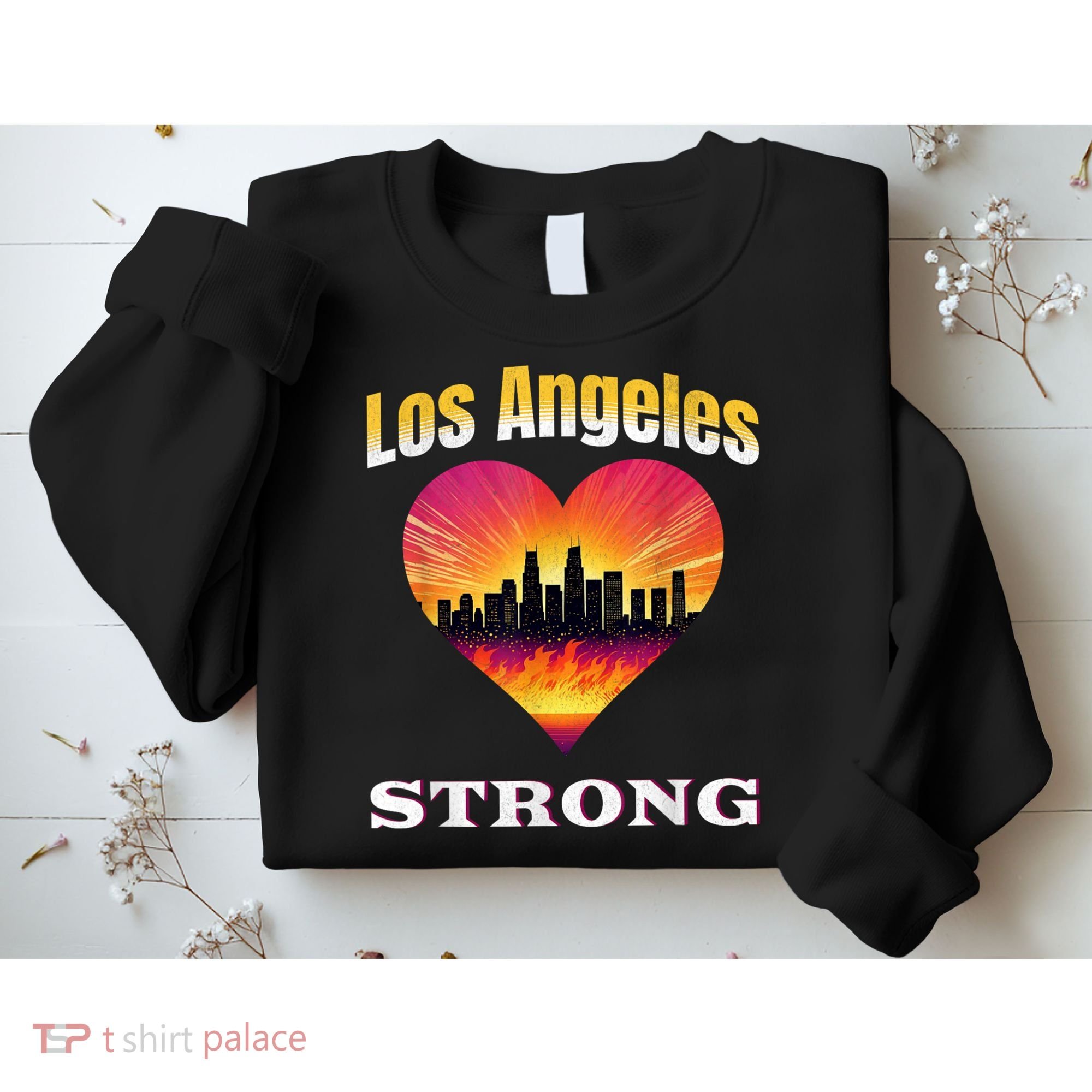 Los Angeles Strong Pray For La County Support California Sweatshirt