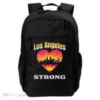Los Angeles Strong Pray For La County Support California Backpack thumb 0