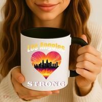 Los Angeles Strong Pray For La County Support California Coffee Mug thumb 3