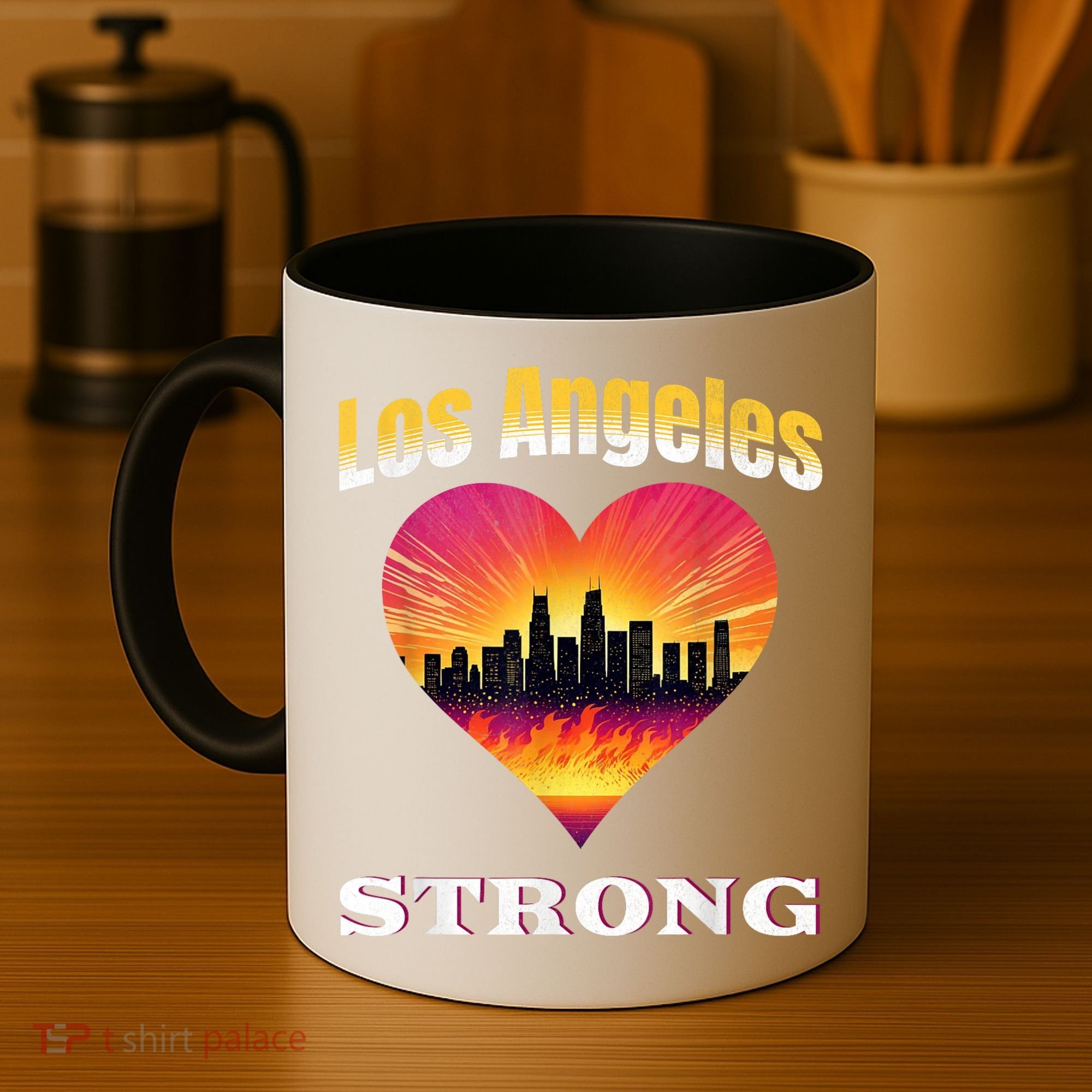 Los Angeles Strong Pray For La County Support California Coffee Mug