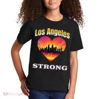 Los Angeles Strong Pray For La County Support California Kids T-Shirt thumb 2