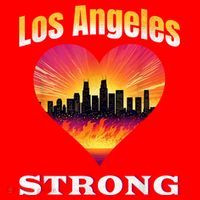 Los Angeles Strong Pray For La County Support California Santa Hat thumb 1