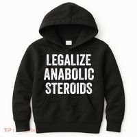 Legalize Anabolic Steroids Funny Athlete Kids Hoodie thumb 0