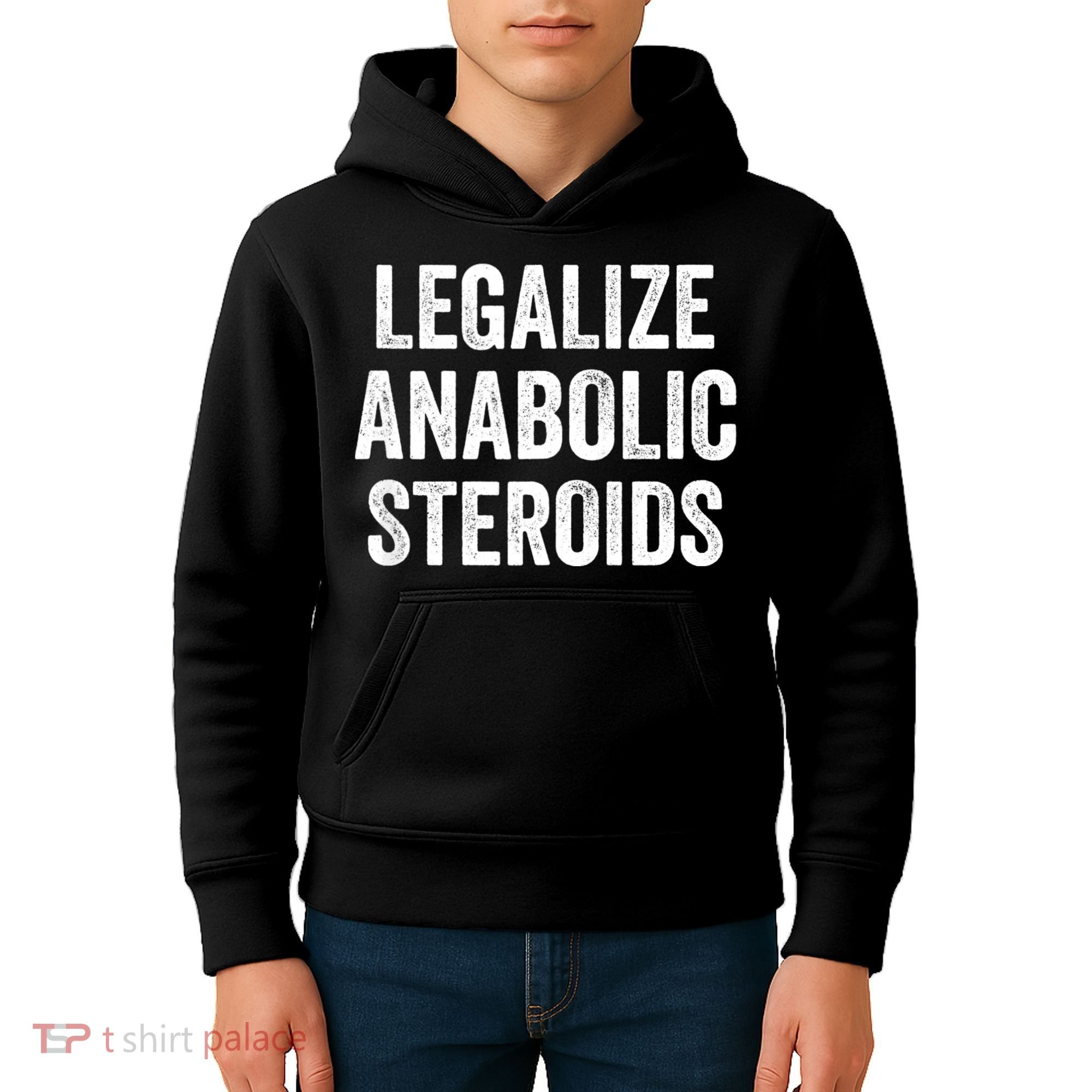 Legalize Anabolic Steroids Funny Athlete Kids Hoodie