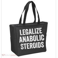 Legalize Anabolic Steroids Funny Athlete Tote Bag thumb 2
