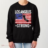Los Angeles Strong Palisades Strong Flag Women's Sweatshirt thumb 0