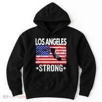 Los Angeles Strong Palisades Strong Flag Hoodie thumb 0