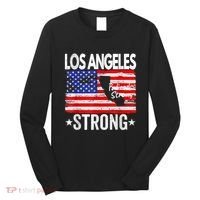 Los Angeles Strong Palisades Strong Flag Long Sleeve Shirt thumb 0