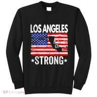 Los Angeles Strong Palisades Strong Flag Sweatshirt thumb 0