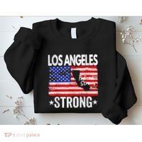 Los Angeles Strong Palisades Strong Flag Sweatshirt thumb 2