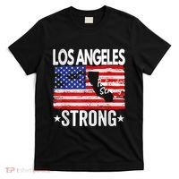 Los Angeles Strong Palisades Strong Flag T-Shirt thumb 0