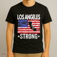 Los Angeles Strong Palisades Strong Flag T-Shirt thumb 3