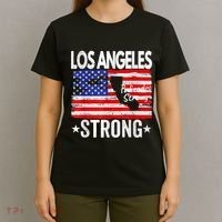 Los Angeles Strong Palisades Strong Flag T-Shirt thumb 4