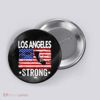 Los Angeles Strong Palisades Strong Flag Button thumb 0