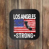 Los Angeles Strong Palisades Strong Flag Coaster thumb 0